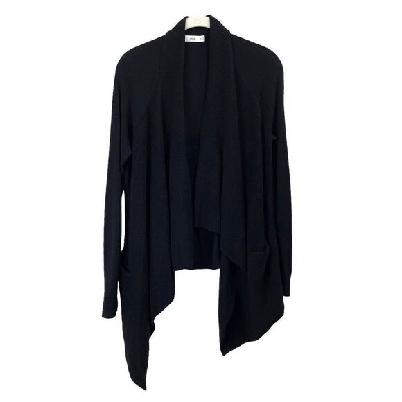 Vince waterfall front cardigan‎ Sz XS black - Picture 1 of 8